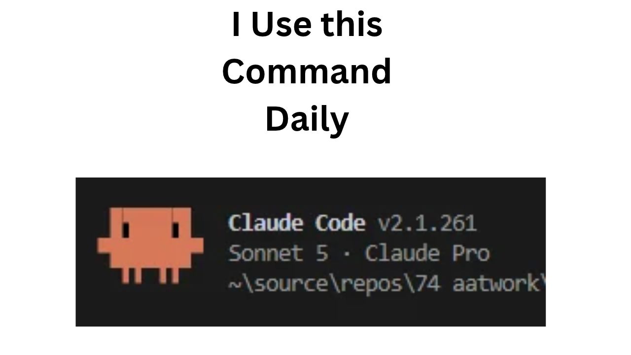 Claude Code terminal splash screen showing version, model, and project folder