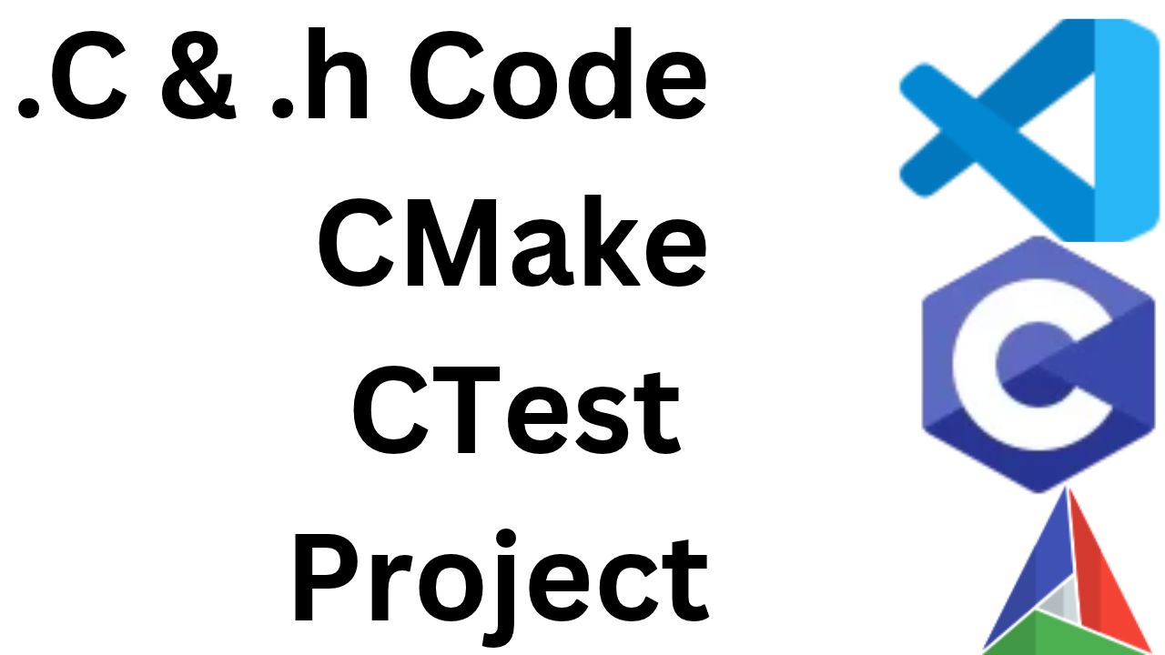 C and header code built with CMake and tested with CTest in VS Code for a testable C math library project