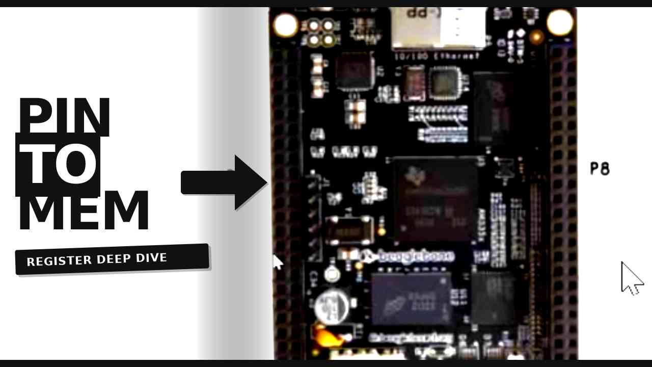 BeagleBone Black header pin to GPIO line and pinmux register mapping